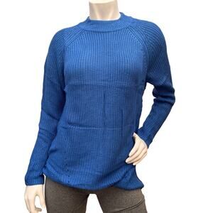 Blue Crew Neck Sweater